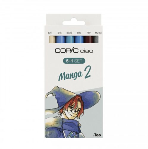 Copic Ciao alkoholos marker készlet, 5+1 db, Manga 2