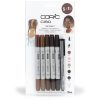 Copic Ciao alkoholos marker készlet, 5+1 db, hajszínek 2.