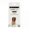 Copic Ciao alkoholos marker készlet, 5+1 db, hajszínek 2.