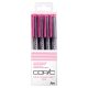 Copic Multiliner tűfilc készlet, 4 db - rózsaszín