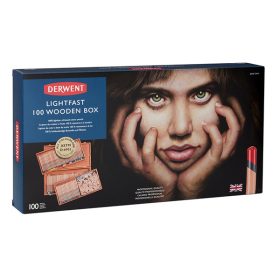   Derwent Lightfast 100 db-os színes ceruza készlet - fa dobozban