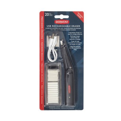 Derwent elektromos radír, USB töltővel