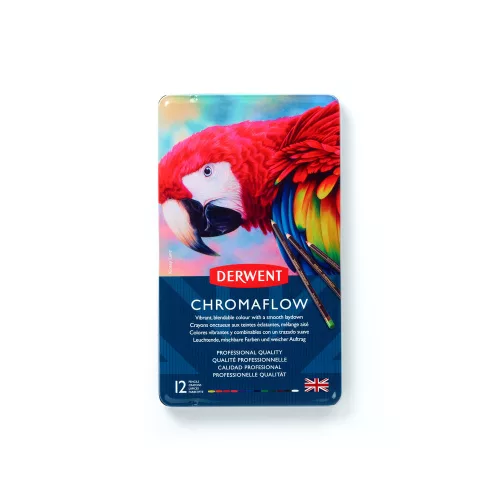 Derwent Chromaflow színes ceruza - 12 darabos készlet