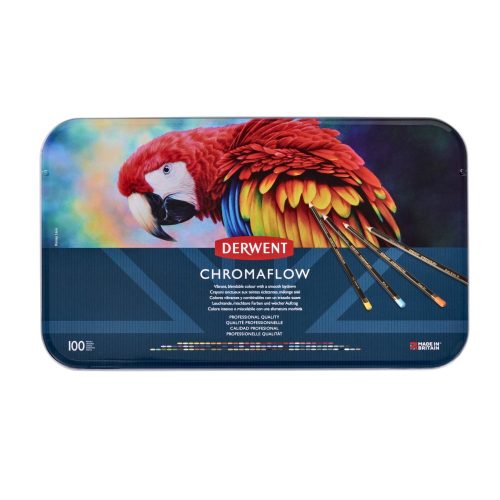 Derwent Chromaflow színes ceruza - 100 darabos készlet
