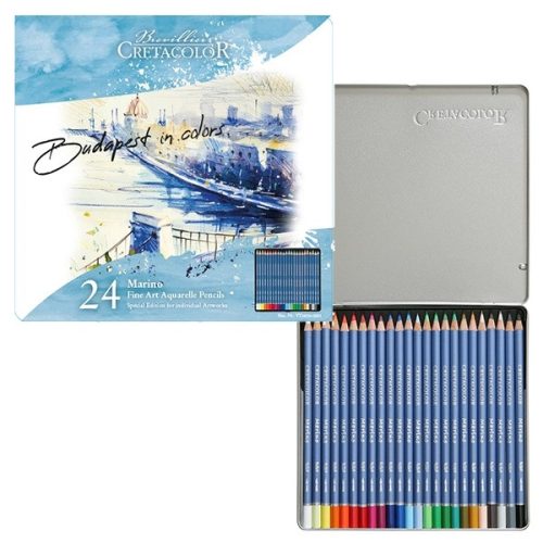 Cretacolor Marino akvarellceruza készlet, 24 db-os