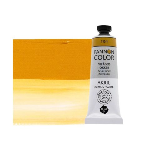 Pannoncolor akrilfesték - 38 ml, 112 - Világos okker (1)