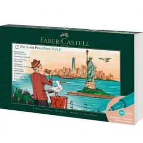   Faber-Castell Pitt Artist ecsetfilc készlet, 12 db - New York