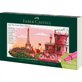   Faber-Castell Pitt Artist ecsetfilc készlet, 12 db - Párizs