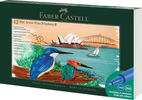 Faber-Castell Pitt Artist ecsetfilc készlet, 12 db - Sydney
