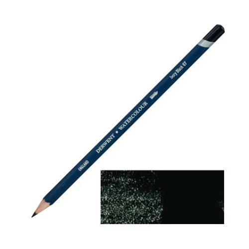 Derwent akvarell ceruza - színenként, 67 - Ivory Black