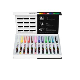   Karin Pigment Decobrush ecsetfilc 12db-os készlet - Alapszínek