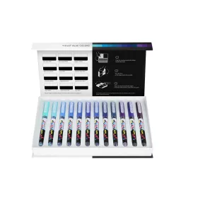   Karin Pigment Decobrush ecsetfilc 12db-os készlet - Lilás-kékes árnyalatok