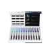 Karin Pigment Decobrush ecsetfilc 12db-os készlet - Lilás-kékes árnyalatok