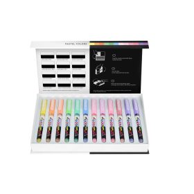   Karin Pigment Decobrush ecsetfilc 12db-os készlet - Pasztell színek
