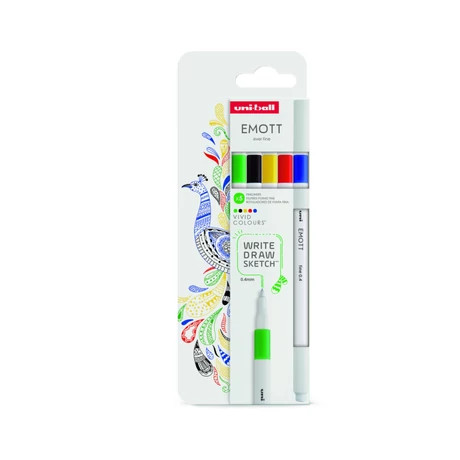 UNI Emott tűfilc készlet, 5 db - Vivid