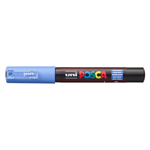 Uni Posca dekormarker - 0,7 mm hegyvastagság (PC-1M), Égkék