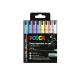Uni Posca dekormarker készlet (PC-1MR) - 8 darab, pasztell