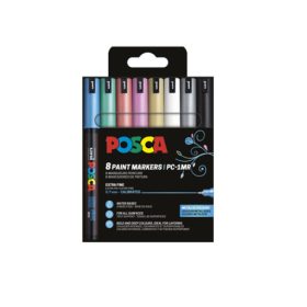 Uni Posca dekormarker készlet (PC-1MR) - 8 darab, metál