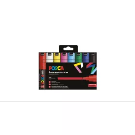   Uni Posca dekormarkerek, 8 mm hegyvastagság (PC-8K) - Alapszínek