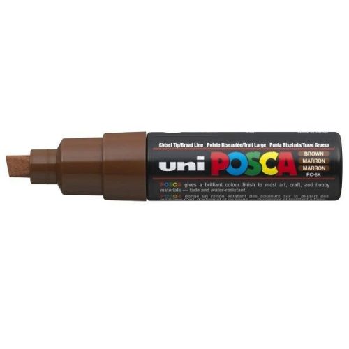 Uni Posca dekormarkerek - 8 mm hegyvastagság (PC-8K), Barna