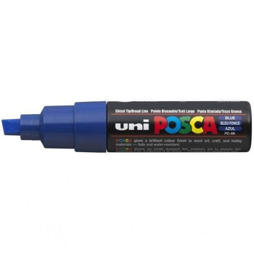 Uni Posca dekormarkerek - 8 mm hegyvastagság (PC-8K), Kék