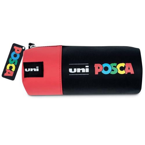 Uni Posca tolltartó, hengeres, Piros