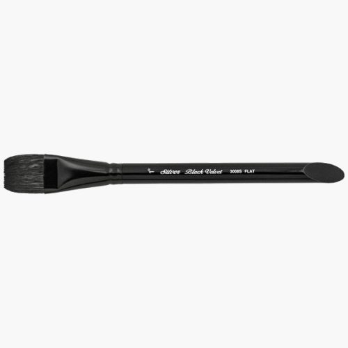 Silver Brush Black Velvet, lapos ecset, 45659