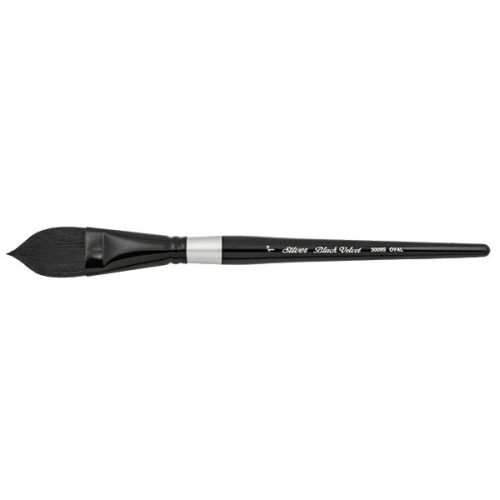 Silver Brush Black Velvet - Oval Wash, 45724