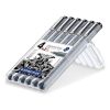 Staedtler Pigment Liner 6 db-os fekete tűfilc készlet