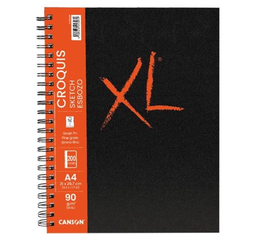 CANSON XL Croquis  keményfedeles vázlatfüzet A/4 - Oldalt spirálos