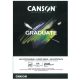 Canson Graduate Mix-Media papírtömb, fekete lapos, 14,8x21 cm (A5)