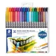 Staedtler Twin-tip kétvégű filc, 36 db-os készlet