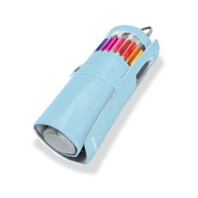   Staedtler Triplus tűfilc készlet, 20 darabos - feltekerhető tolltartóban, kék