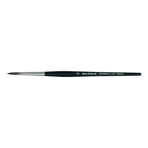 da Vinci kerek fejű szintetikus ecset akvarellhez, ergonomikus szár, 0