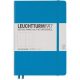 Leuchtturm Medium Notebook, pontozott lapos - több színben, Azure