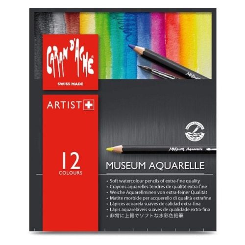 Caran d'Ache Museum akvarellceruza készlet, 12 db
