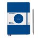 Leuchtturm Medium Notebook Bauhaus - limitált kiadás, Kék borító - piros pontozás