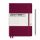 Leuchtturm Medium Notebook, pontozott lapos - több színben, Port red