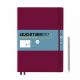 Leuchtturm Master Sketchbook, A4-es vázlatfüzet, 150g, 112 oldal, Port red