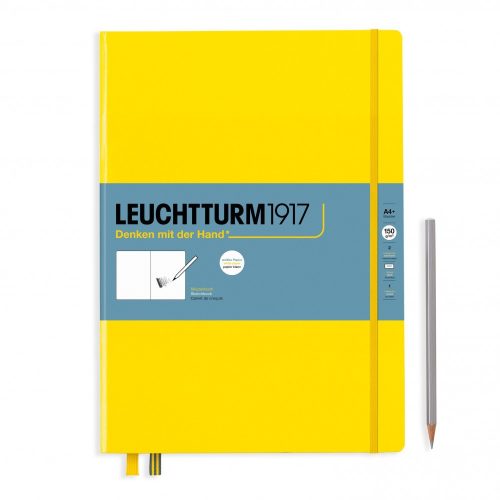 Leuchtturm Master Sketchbook, A4-es vázlatfüzet, 150g, 112 oldal, Lemon