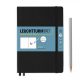 Leuchtturm Medium Sketchbook - A5 vázlatfüzet, Black