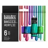Liquitex Basics akrilfesték készlet, 6 db-os, metál színek