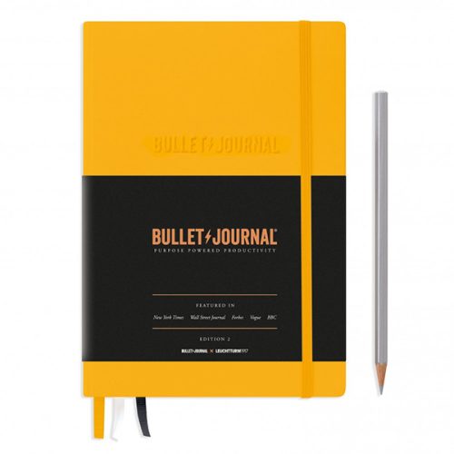 Leuchtturm Bullet Journal 2. edition - A5, pontozott, 120 g, Yellow