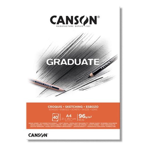 Canson Graduate vázlattömb, több méretben, 21x29,7 cm (A4)