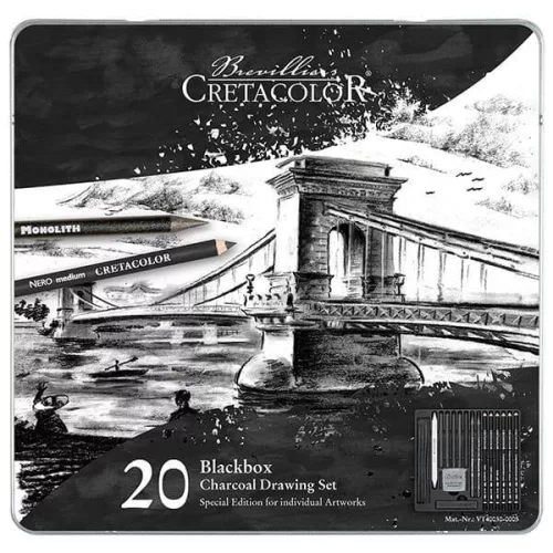 Cretacolor Black Box szénkészlet - Lánchíd