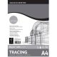 Daler-Rowney pauszpapír (tracing paper) tömb, 60g, 40 lap, 21x29,7 cm (A4)