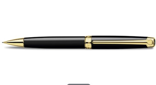 Caran d'Ache Léman mechanikus ceruza - 0.7 mm,  fekete és arany