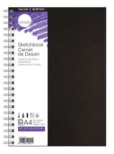 Daler-Rowney spirálos vázlatfüzet, 28x35,6 cm