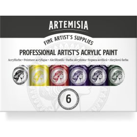Artemisia akrilfesték készlet, 6 x 20 ml