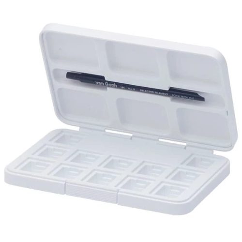 Talens van Gogh üres szilketartó, műanyag, 12 db-os, fehér